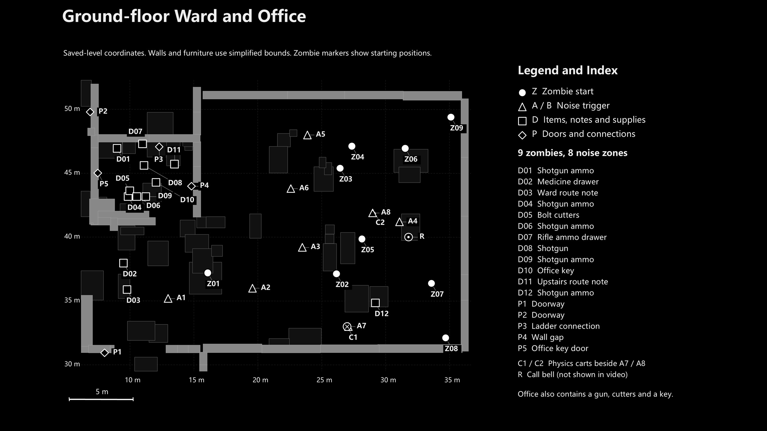 Ground floor map